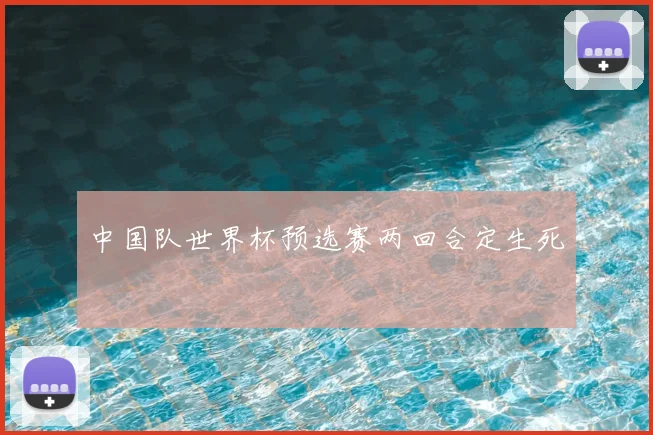 中国队世界杯预选赛两回合定生死